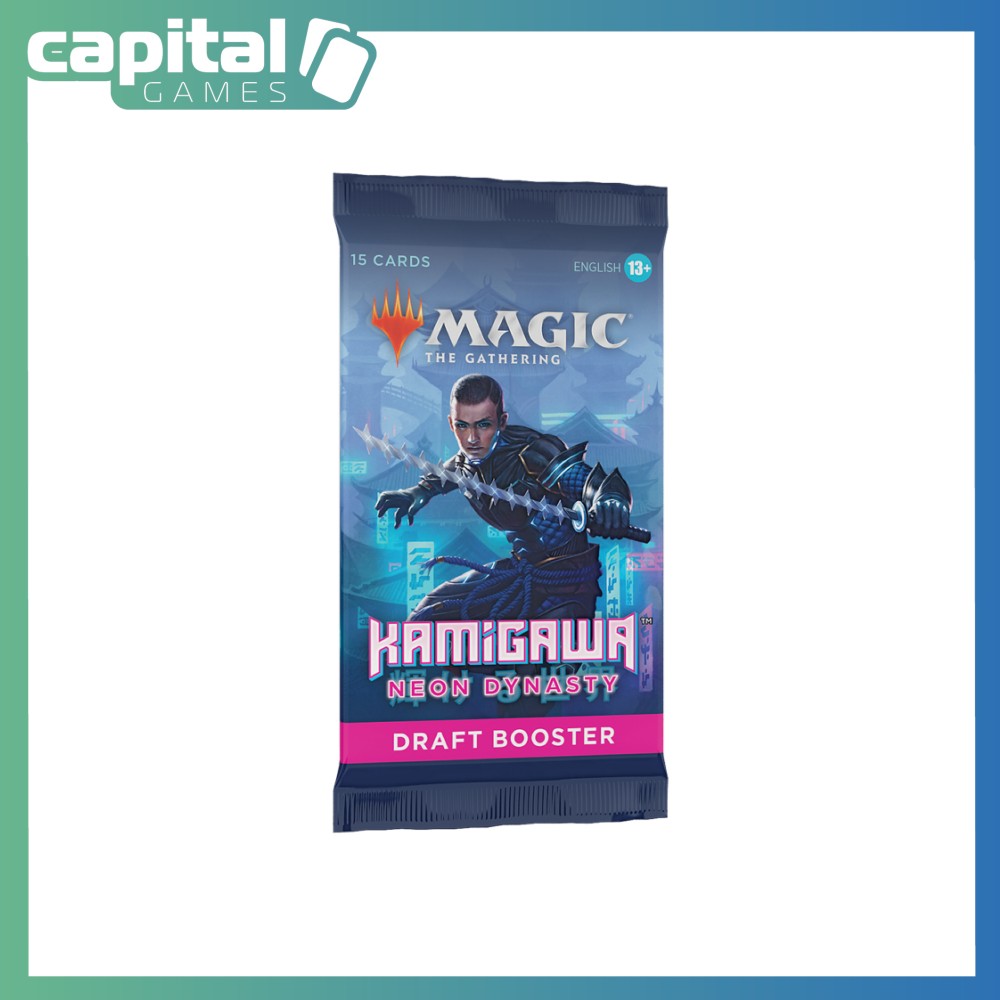 Magic the Gathering: Kamigawa Neon Dynasty - Draft Booster Pack Magic the Gathering: Kamigawa Neon Dynasty - Draft Booster Pack