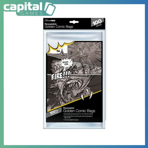 Ultra Pro - Resealable Comic Bags Golden Ultra Pro - Resealable Comic Bags Golden