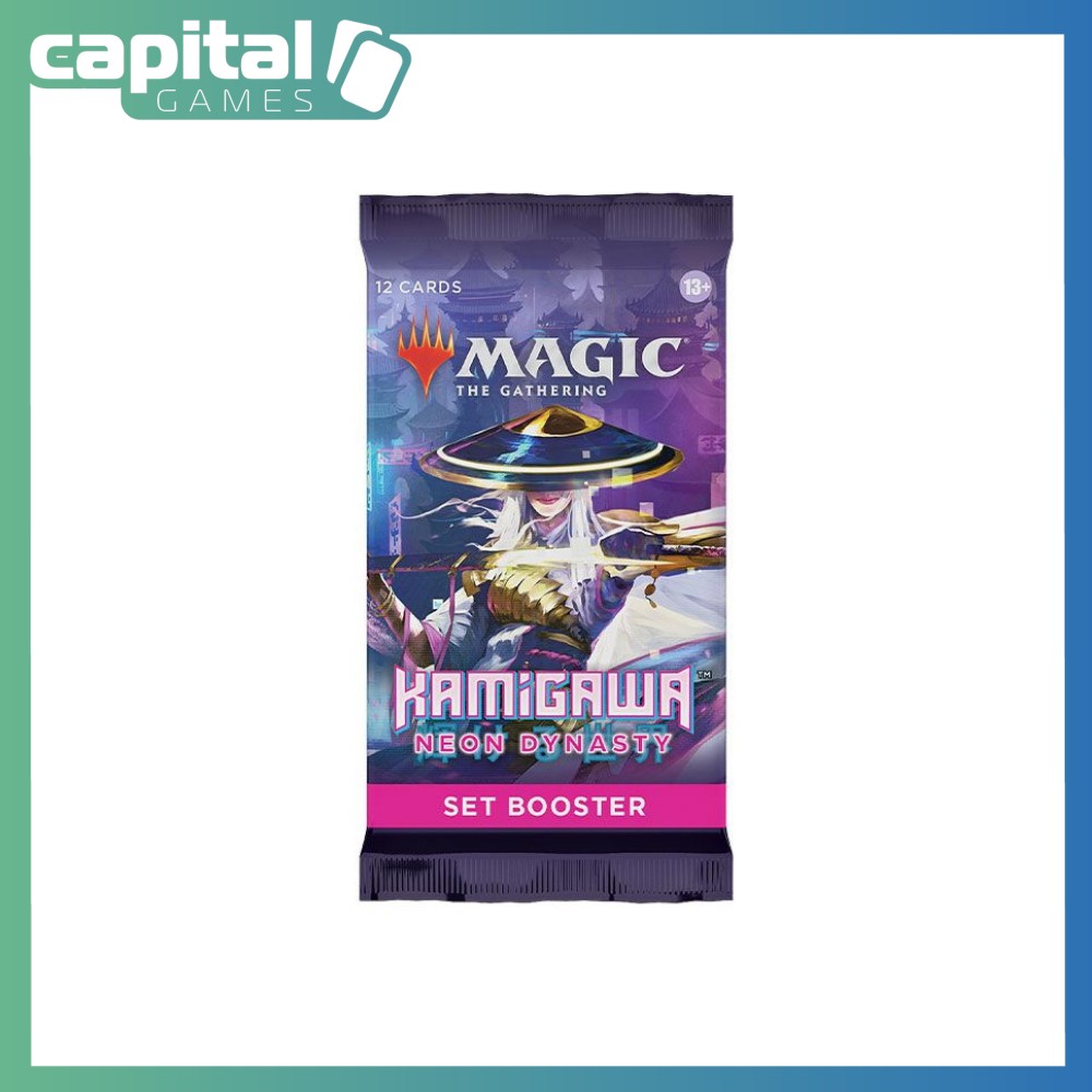Magic The Gathering - Kamigawa - Neon Dynasty - Set Booster Pack Magic The Gathering - Kamigawa - Neon Dynasty - Set Booster Pack