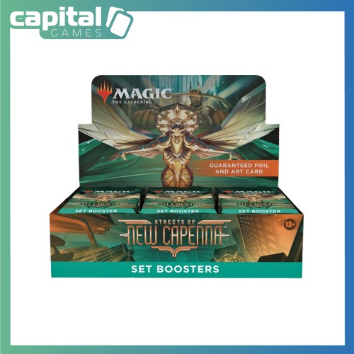 Magic the Gathering: Streets of New Capenna - SET Booster Box (30 Packs) Magic the Gathering: Streets of New Capenna - SET Booster Box (30 Packs)