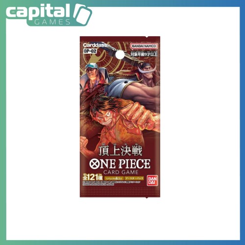 One Piece Card Game - Japanese - Paramount War OP-02 Booster Pack One Piece Card Game - Japanese - Paramount War OP-02 Booster Pack
