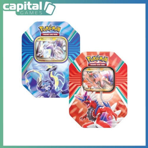 Pokemon - Paldea Legends Tin - Koraidon / Miraidon Set Of 2 Pokemon - Paldea Legends Tin - Koraidon / Miraidon Set Of 2