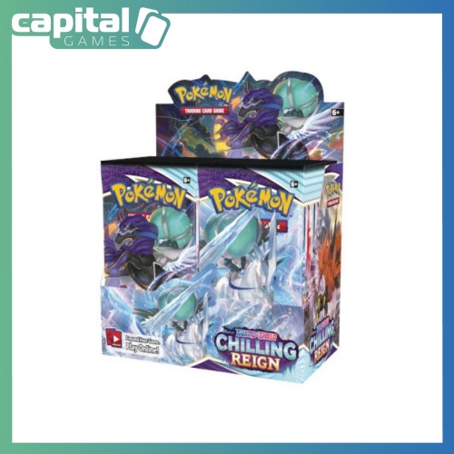 Pokémon - Sword & Shield 6 Chilling Reign - Booster Display (36 Count) Pokémon - Sword & Shield 6 Chilling Reign - Booster Display (36 Count)