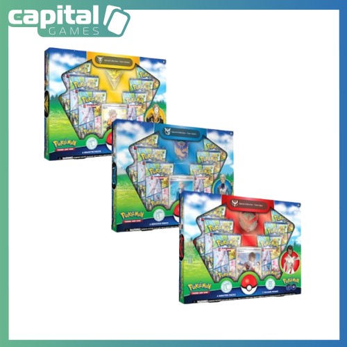 Pokemon - Pokemon GO - Team Instinct, Team Mystic, Team Valor Special Collection Box Set Of 3 Pokemon - Pokemon GO - Team Instinct, Team Mystic, Team Valor Special Collection Box Set Of 3