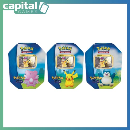 Pokemon - Pokemon GO - Pikachu, Snorlax, Blissey Tin Pokemon - Pokemon GO - Pikachu, Snorlax, Blissey Tin