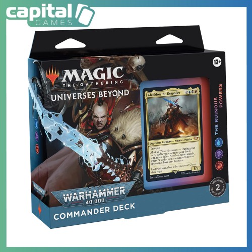 Magic: The Gathering - Universes Beyond: Warhammer 40,000 Commander Deck - The Ruinous Powers Magic: The Gathering - Universes Beyond: Warhammer 40,000 Commander Deck - The Ruinous Powers