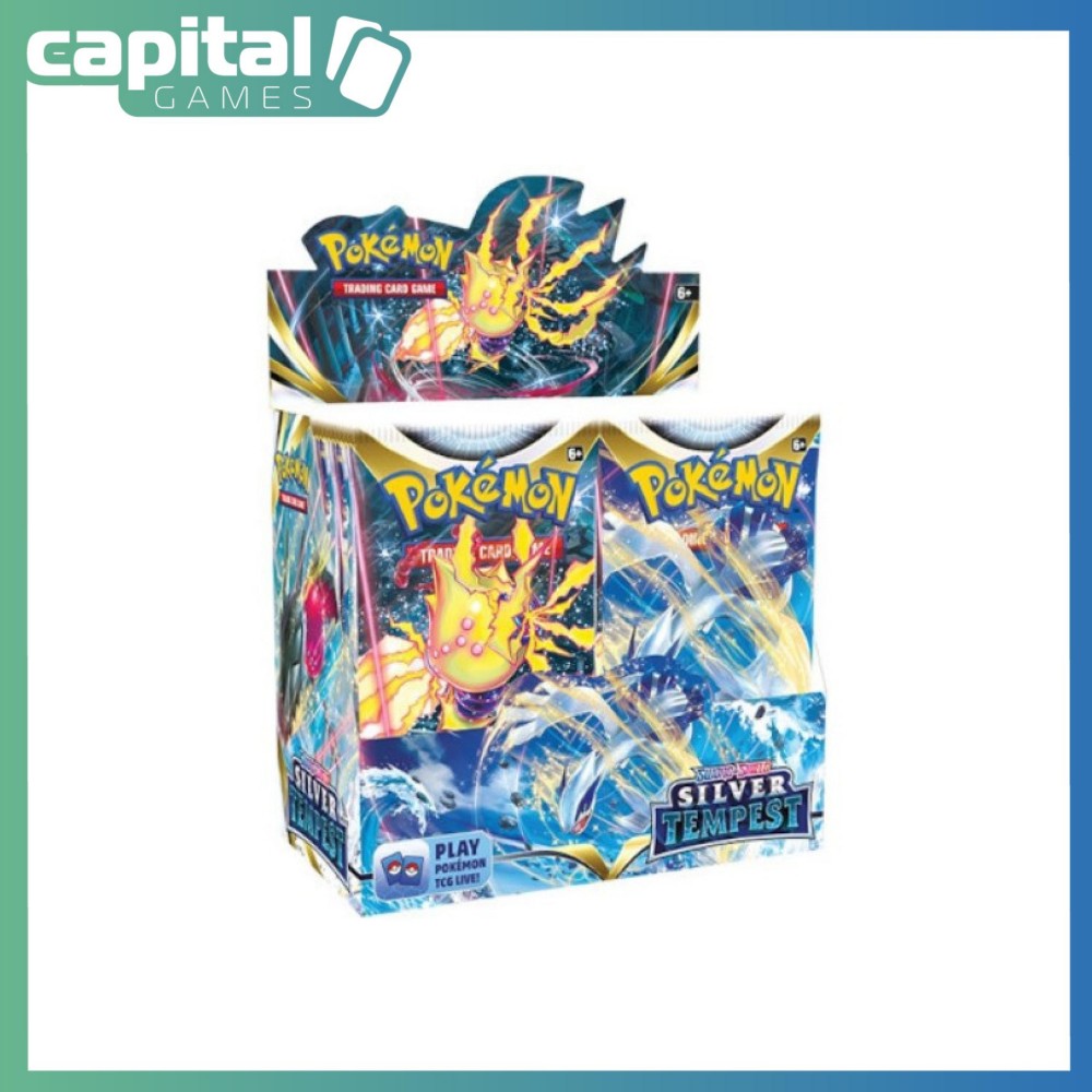 Pokemon - Sword & Shield 12 Silver Tempest - Booster Display (36 Count) Pokemon - Sword & Shield 12 Silver Tempest - Booster Display (36 Count)