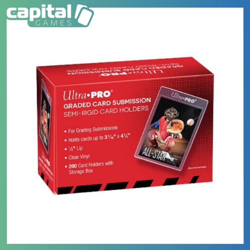 Ultra Pro - Semi Rigid 1/2 Inch Lip Tall Sleeves 200 Pack Ultra Pro - Semi Rigid 1/2 Inch Lip Tall Sleeves 200 Pack