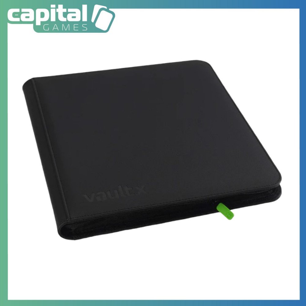 Vault X 12-Pocket Exo-Tec® Zip Binder Black Vault X 12-Pocket Exo-Tec® Zip Binder Black