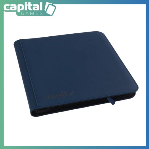 Vault X 12-Pocket Exo-Tec® Zip Binder Blue Vault X 12-Pocket Exo-Tec® Zip Binder Blue