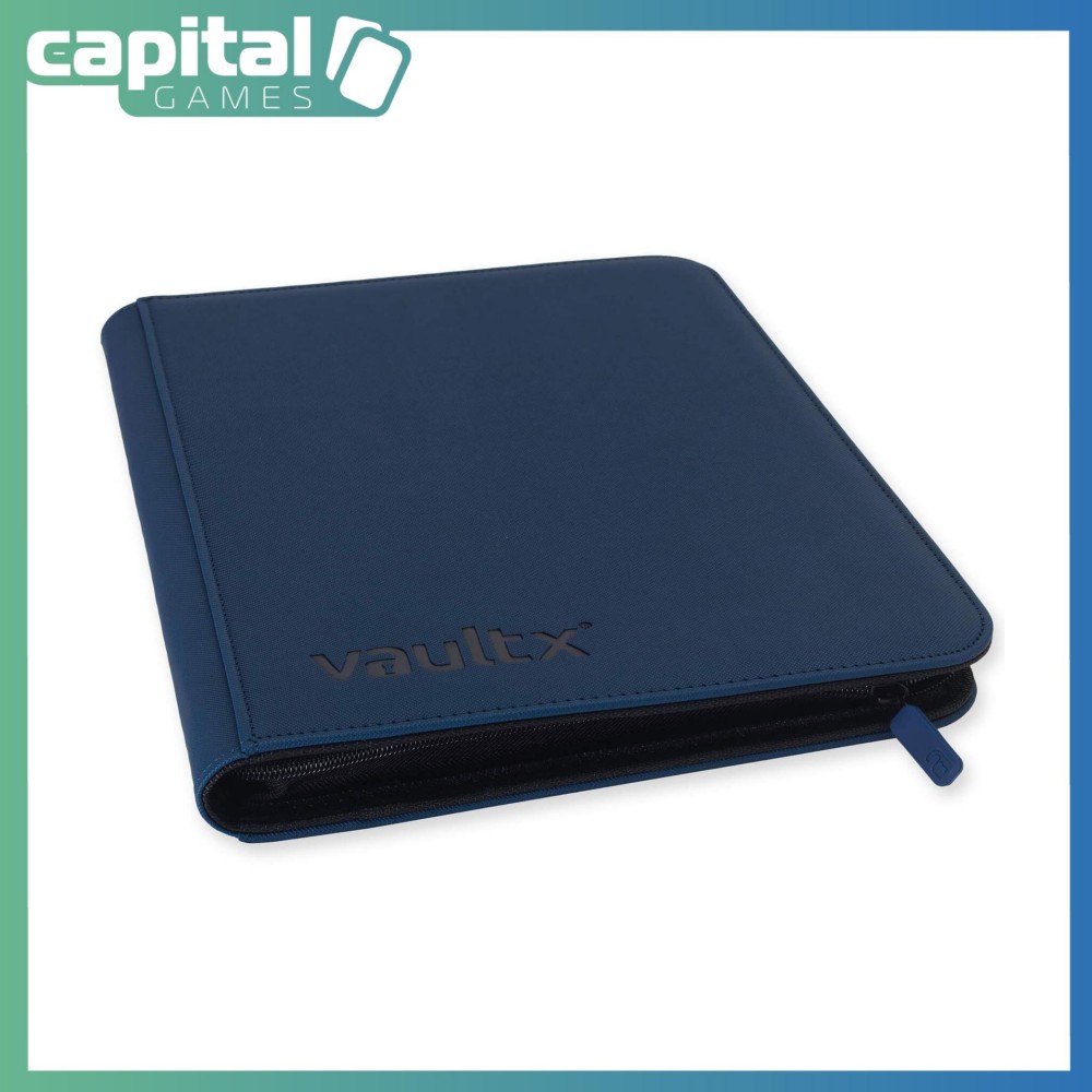 Vault X 9-Pocket Exo-Tec® Zip Binder Blue Vault X 9-Pocket Exo-Tec® Zip Binder Blue