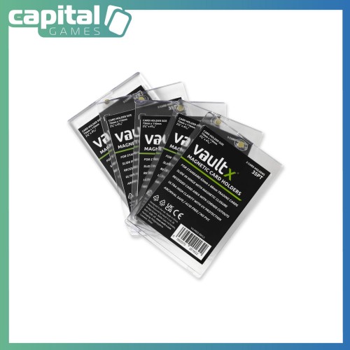 Vault X Magnetic Card Holders 35pt (5 Pack) Vault X Magnetic Card Holders 35pt (5 Pack)