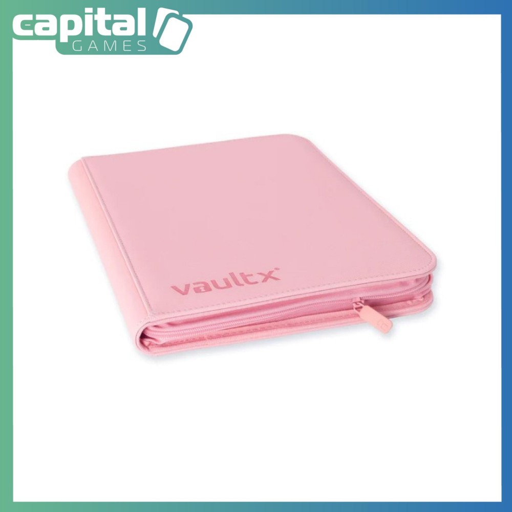 Vault X 9-Pocket Exo-Tec® Zip Binder Pink Vault X 9-Pocket Exo-Tec® Zip Binder Pink