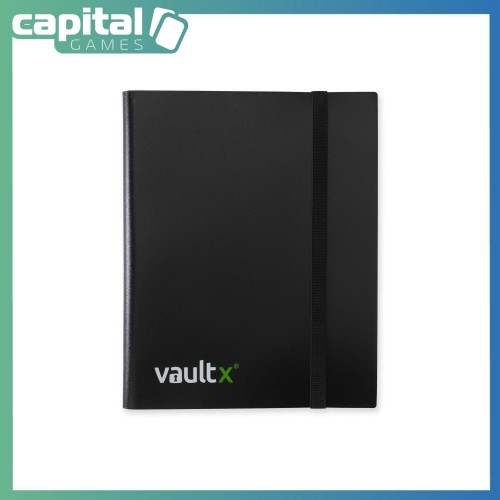 Vault X 9-Pocket Strap Binder Black Vault X 9-Pocket Strap Binder Black
