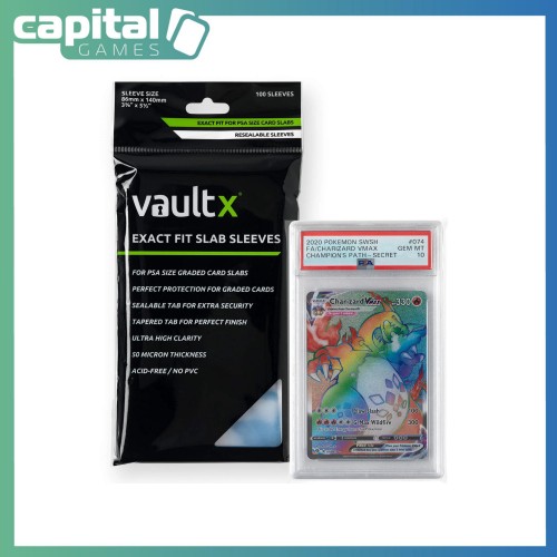 Vault X Exact Fit Slab Sleeves PSA (100 Pack) Vault X Exact Fit Slab Sleeves PSA (100 Pack)