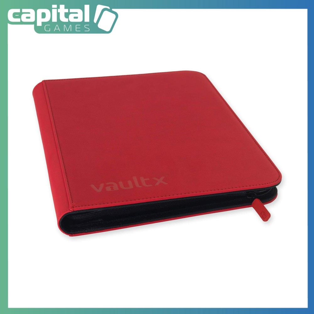 Vault X 9-Pocket Exo-Tec® Zip Binder Red Vault X 9-Pocket Exo-Tec® Zip Binder Red