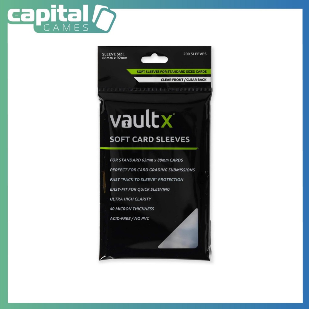 Vault X Soft Card Sleeves (200 Pack) Vault X Soft Card Sleeves (200 Pack)