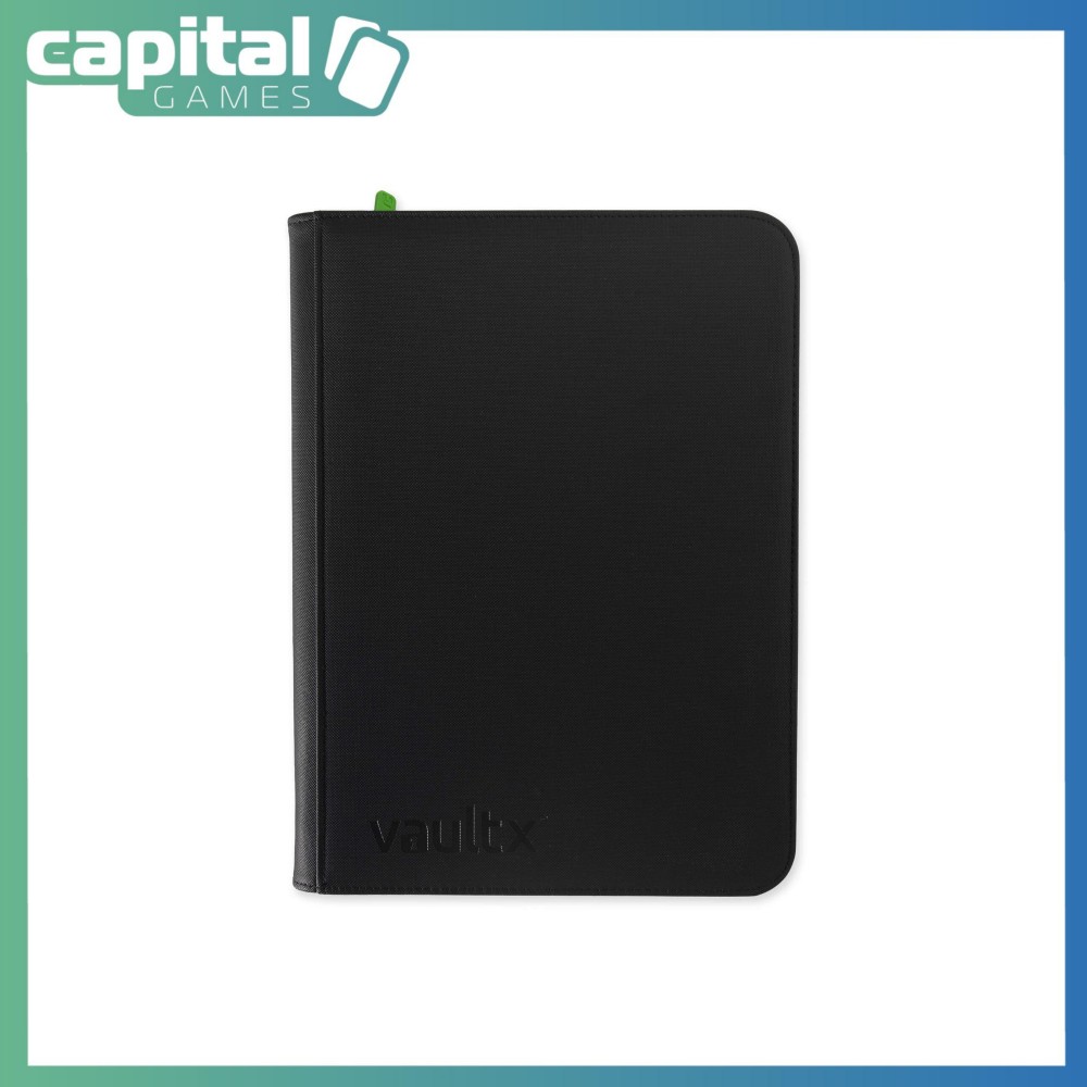 Vault X 9-Pocket Exo-Tec® Zip Binder Black Vault X 9-Pocket Exo-Tec® Zip Binder Black